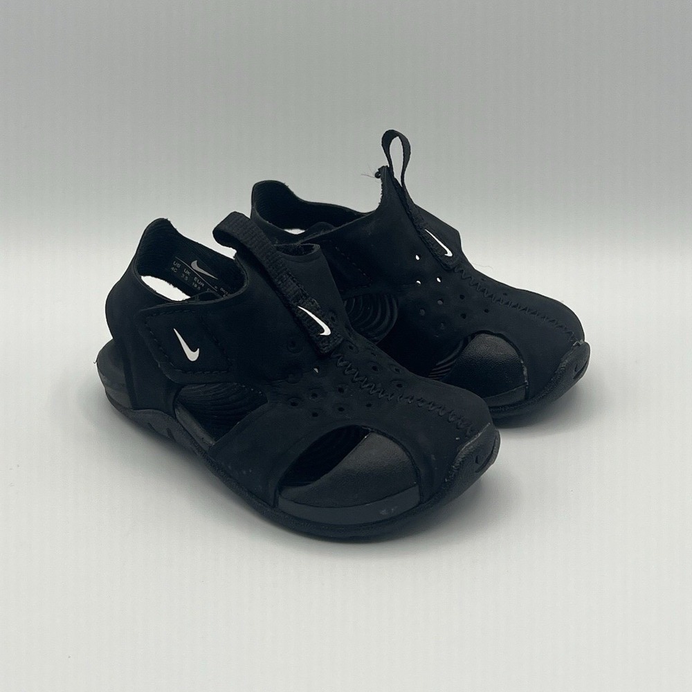 Nike Sunray Protect 2 Slip On Loop Strap Sandals - Baby Toddler Size 4C USED